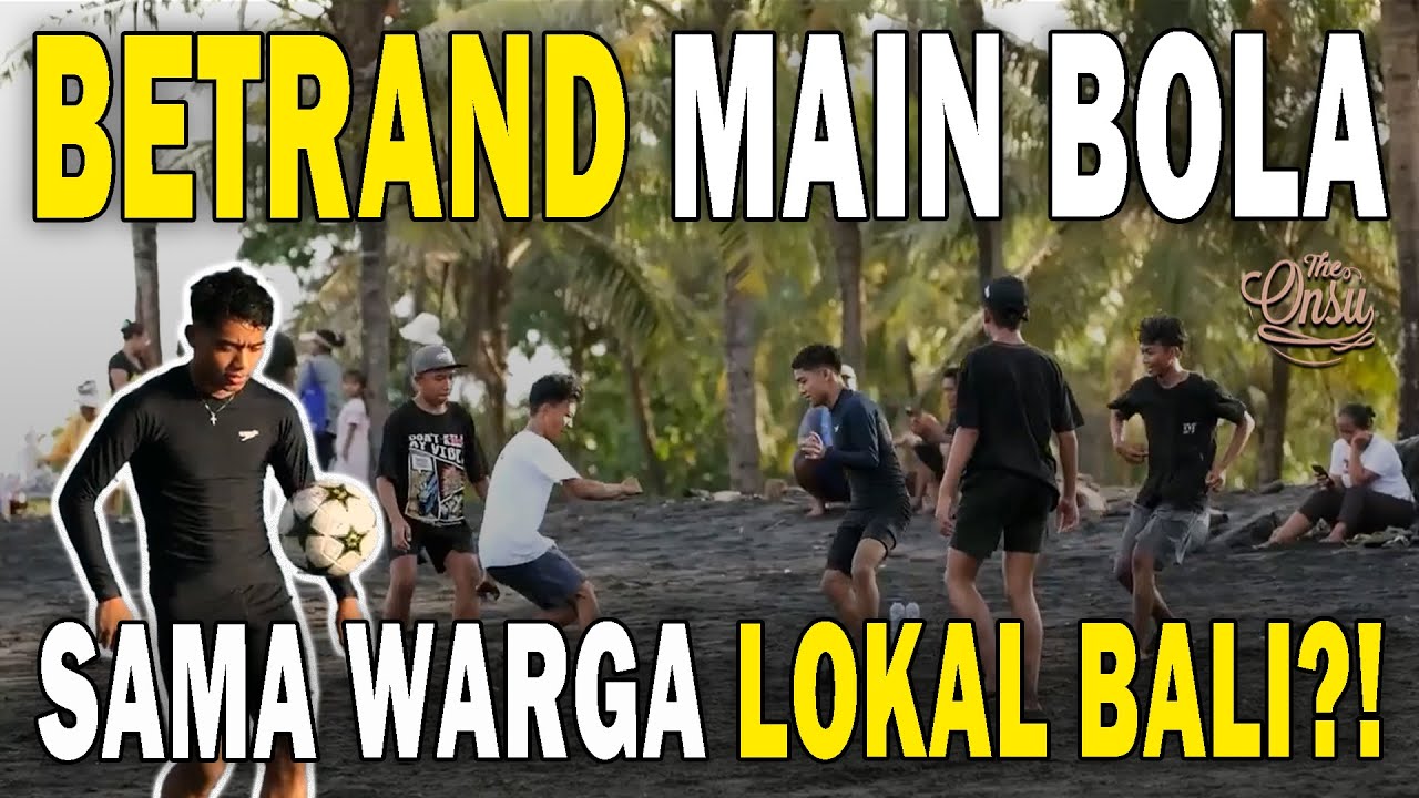 BETRAND SIBUK MAIN BOLA DIPANTAI‼THALIA THANIA BORONG OLEH-OLEH⁉ - The Onsu Family
