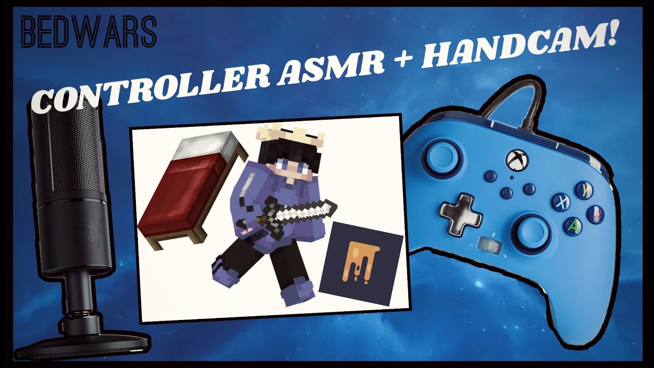 Nethergames Bedwars // Controller ASMR With HANDCAM! [and chill lofi]