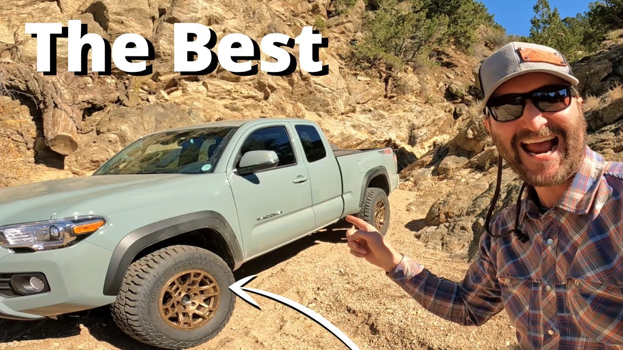 OVERLANDING TIRES and RIMS for the 2023 Toyota Tacoma Lunar Rock! Overlanding Tacoma Mods