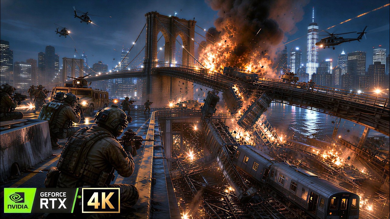 BROOKLYN BRIDGE DESTROYED! 💥🔥 | Battlefield 6 Campaign Gameplay (No Commentary) | RTX 5050 Gaming