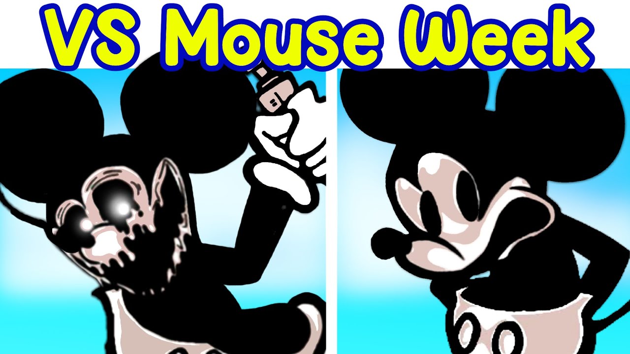 Friday Night Funkin' VS Mouse (FNF MOD/Hard) (Mickey Mouse Horror)