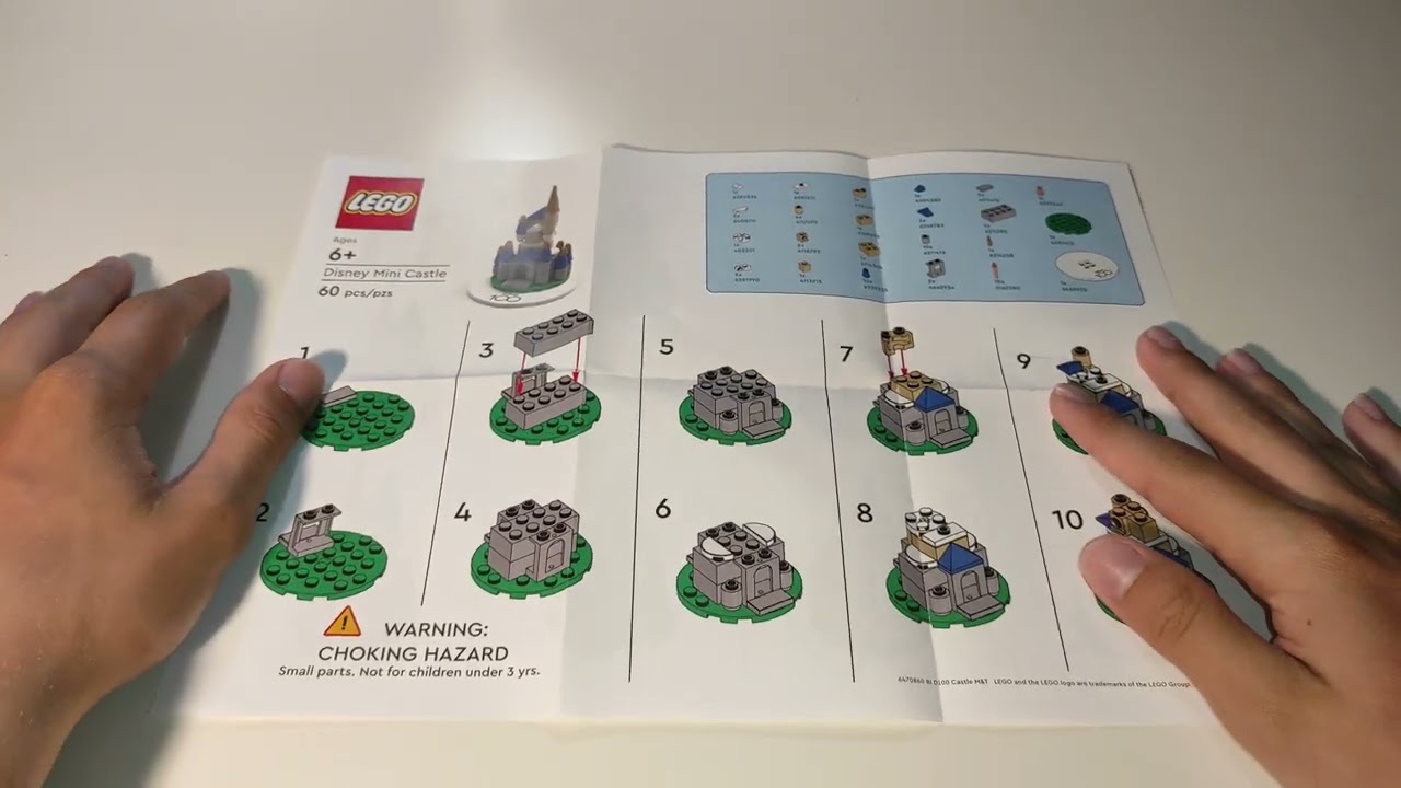 LEGO store exclusive micro Disney castle speedbuild