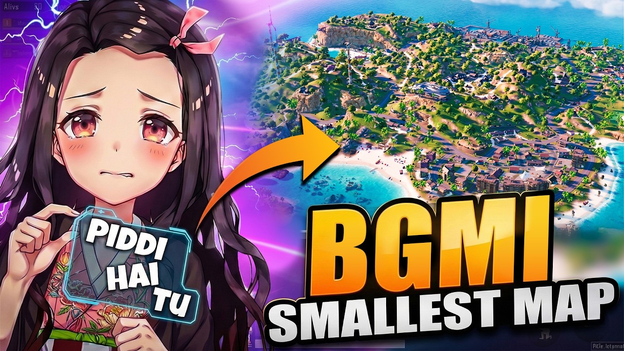 PLAYING SMALLEST BGMI MAP BEFORE 4.3 UPDATE 🔥 - INTENSE HOTDROP FIGHT