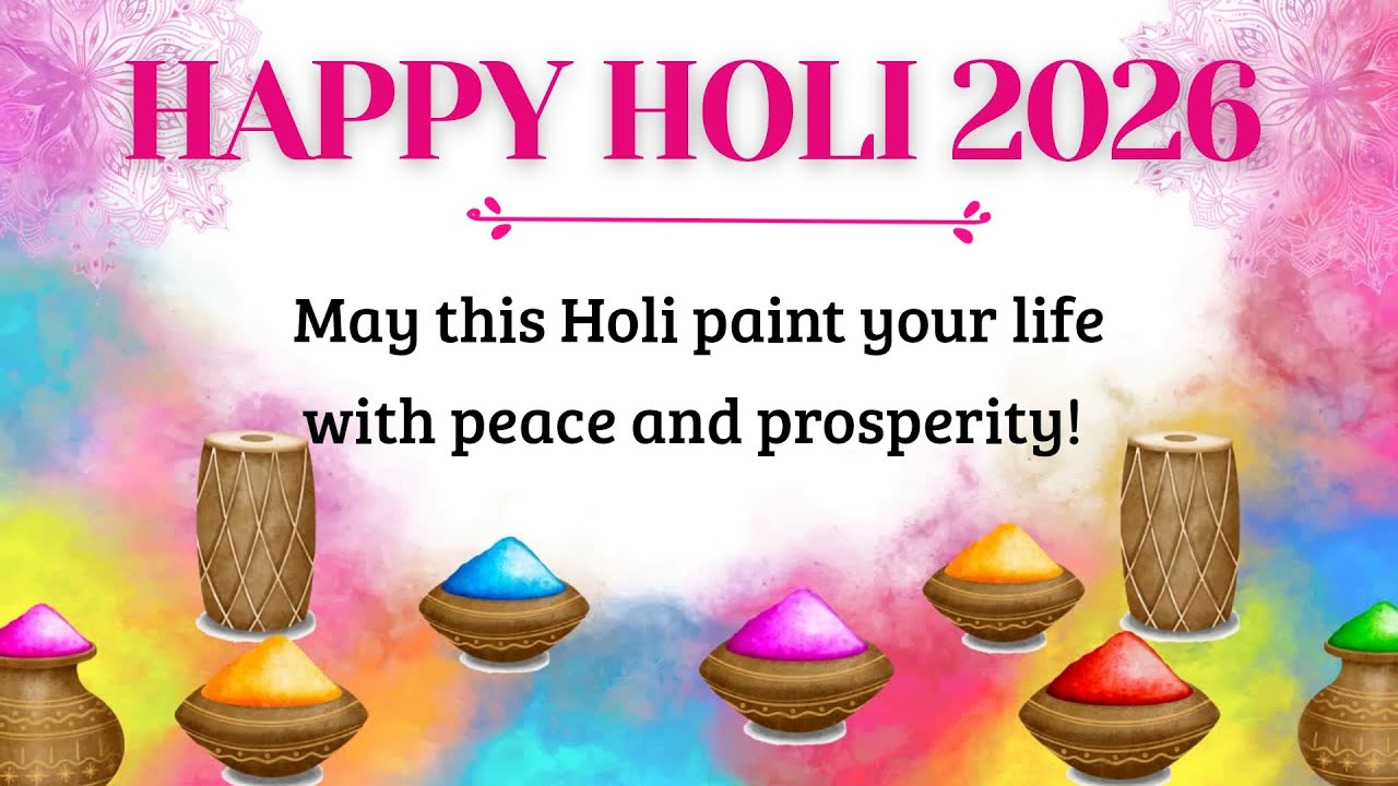 Happy Holi status video| 4 march 2026 status |Happy Holi wishes 2026 status| Coming soon holi status