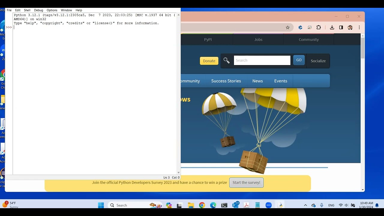 Download, Install, and use Python 3.12