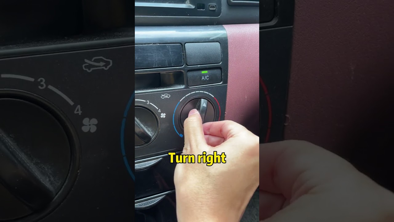 How to use the air conditioner button on the car correctly?#car #tips #driving #shortsvideo