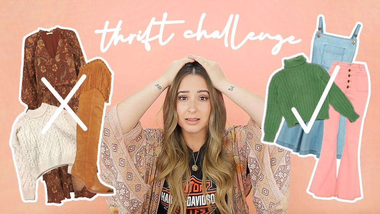THRIFT CHALLENGE * I Thrifted NOTHING in my fave colours!