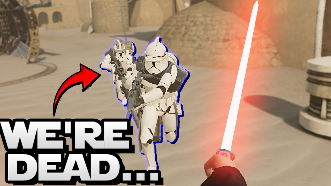 Star Wars Battlefront VR has come so far...