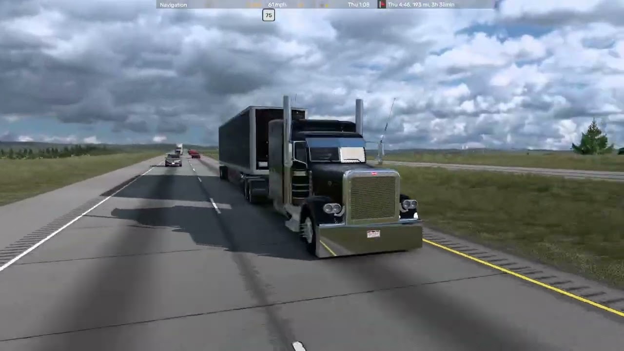 American Truck Simulator RezBulit 389 Straight Pipe 🔥RAW SOUND 😍￼