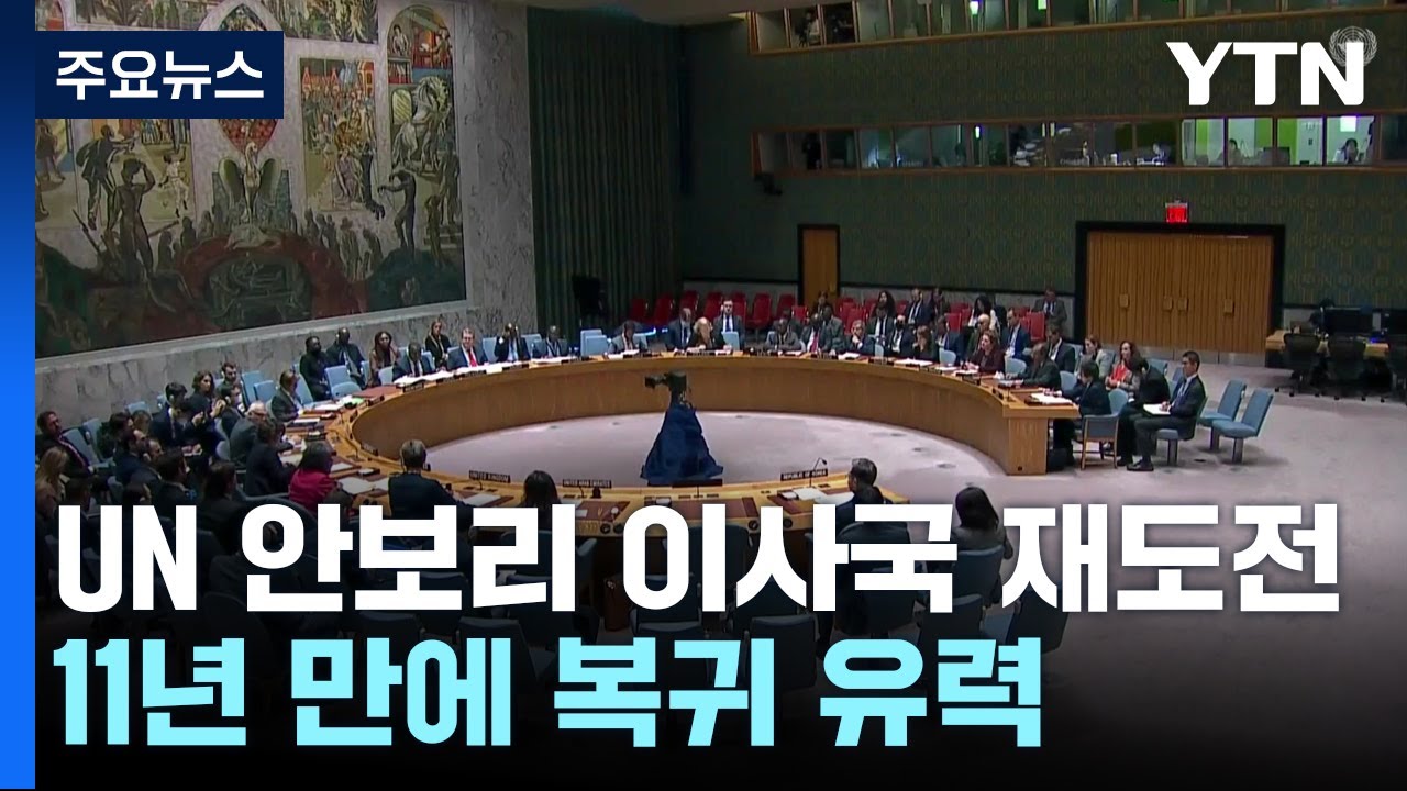 11년 만에 UN 안보리 비상임이사국 도전...3번째 선출 '유력' / YTN