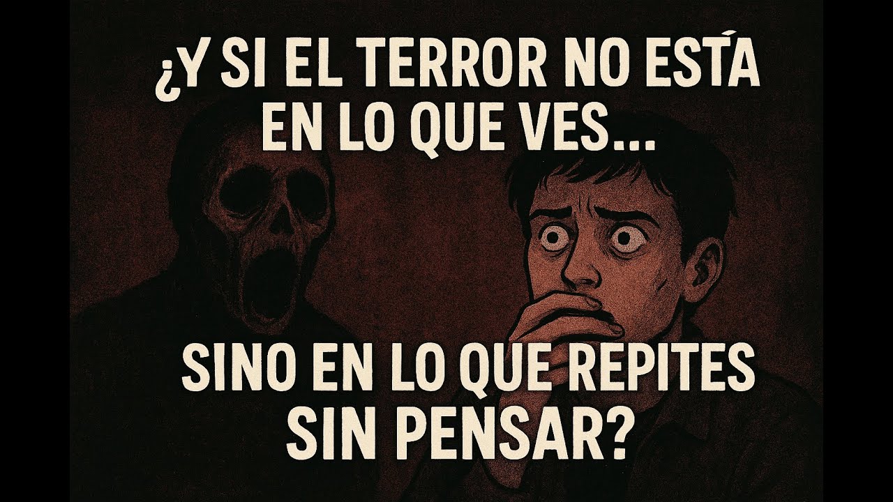 Y si el terror no esta en lo que ves sino en lo que repites sin pensar ? #terrorymisterio #terror