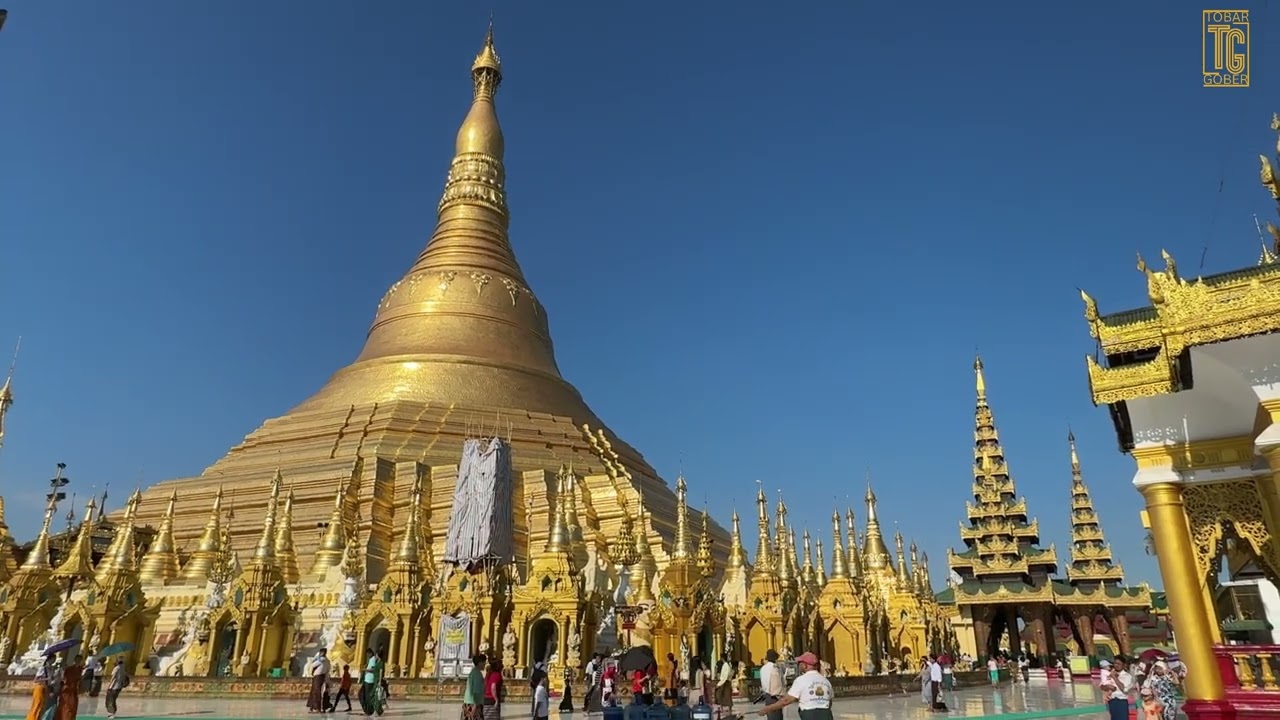 Shwedagon Pagoda I Yangon I 4K Myanmar 🇲🇲