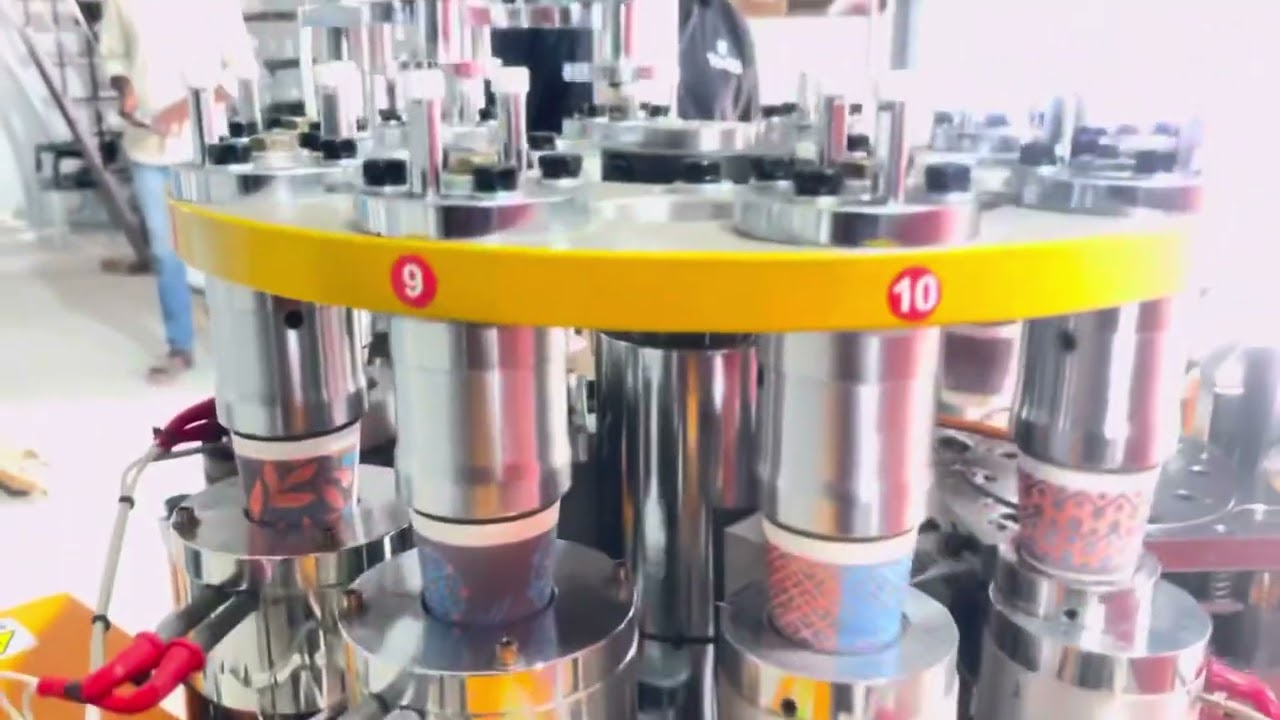 TQ120 Bio Paper Making Machine | 10 mould Heavy Model | Test run | TIMES