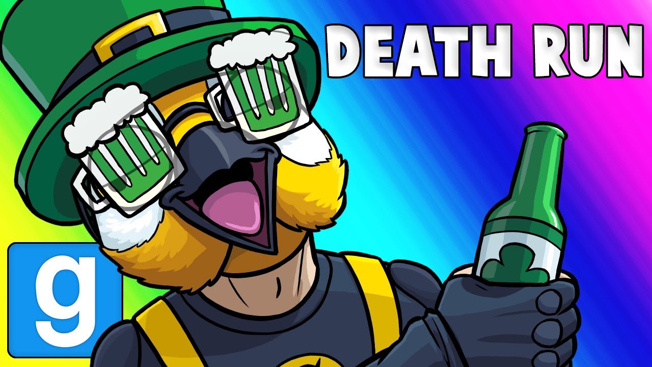 Gmod Death Run Funny Moments - St. Patty's Party at Panda's! (Garry's Mod)