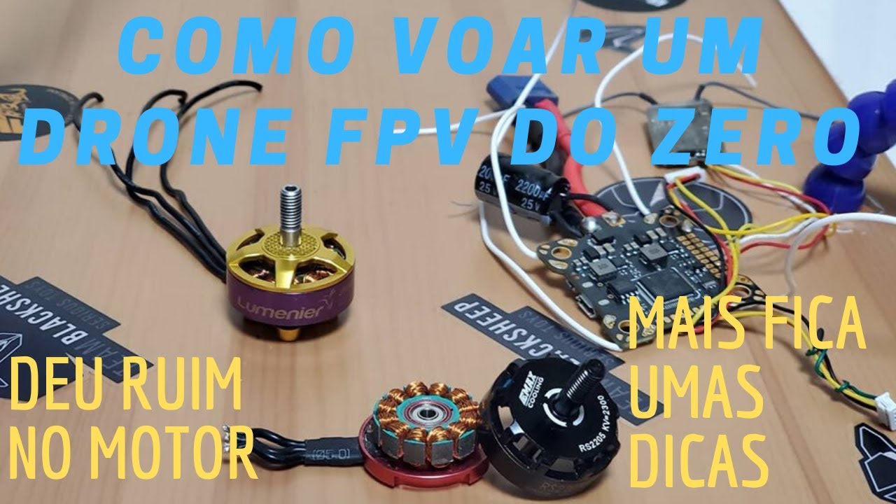 como voar um drone do zero deu ruim