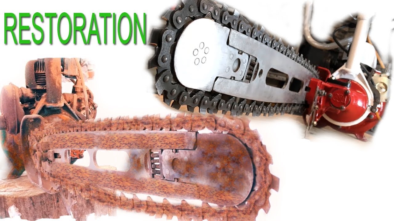 Restoration old chain saws since 1970s. Interesting!