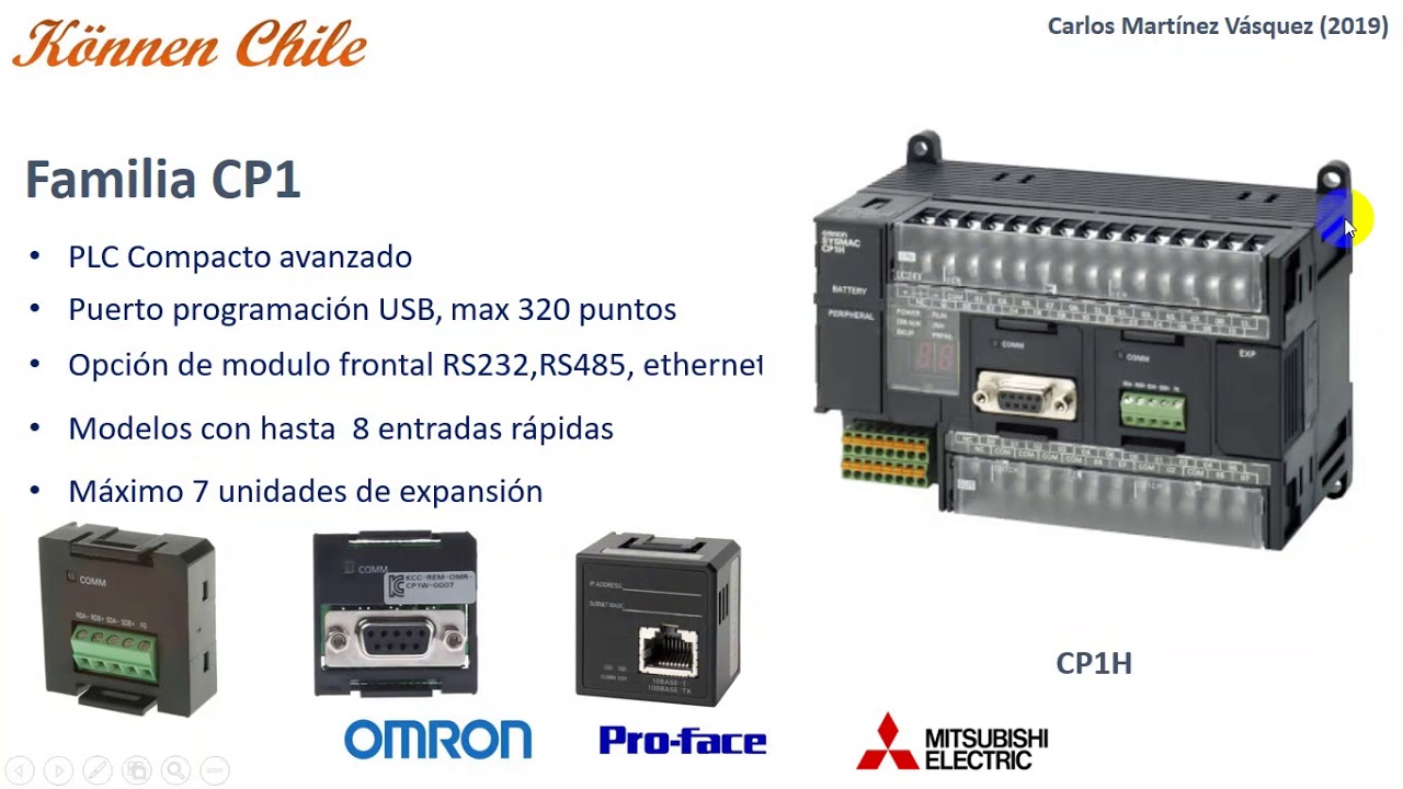 Familia CP1 y CJ Omron