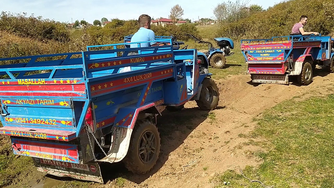 Lombardini Yağmur Yet510 pat pat offroad part 3 Çamurlu bölümlere ilerliyoruz