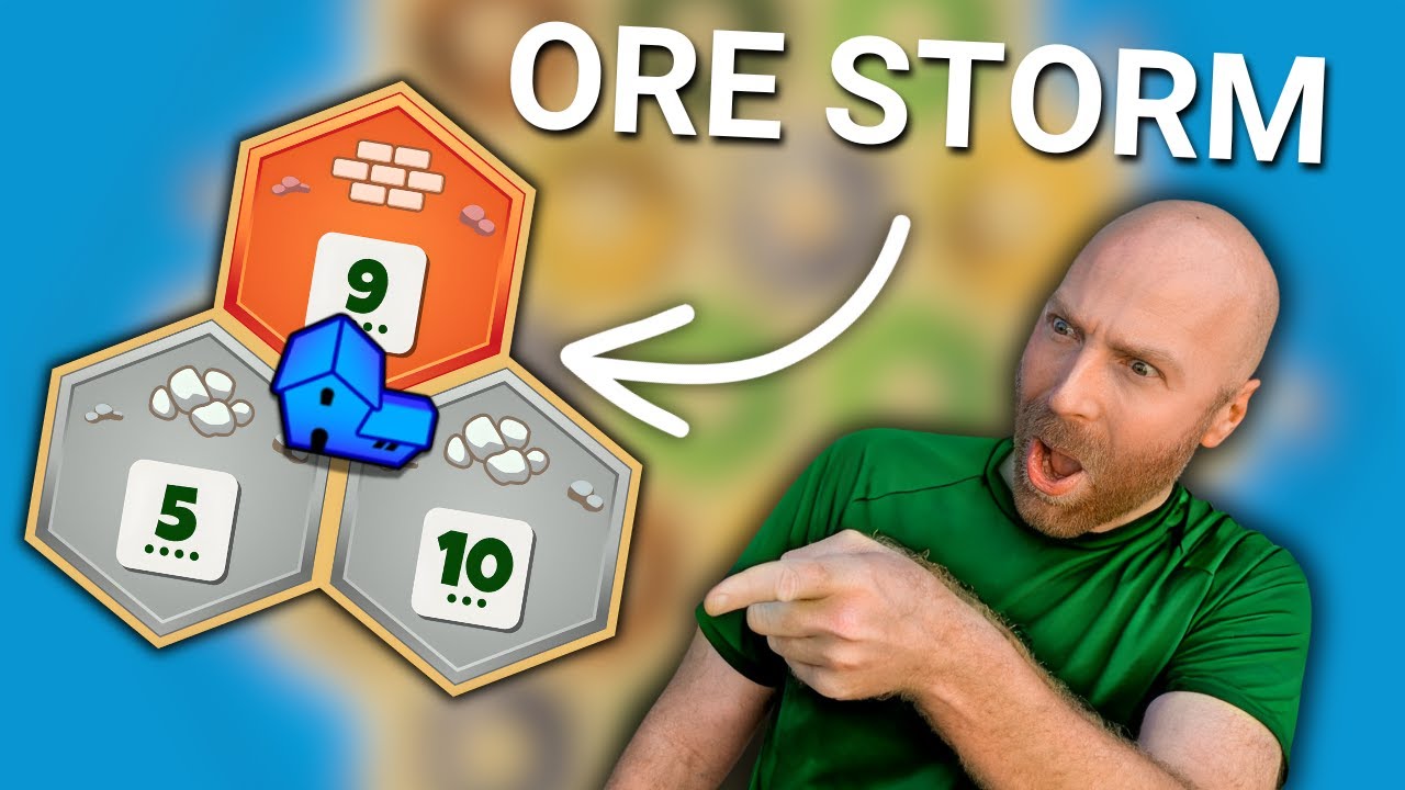 Catan Pro Plays Crazy Clumpy Ore Setup In Ranked (vs CatanJack)