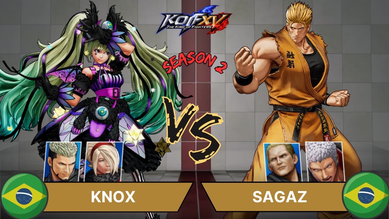 KOF XV 🌪️ KNOX (Sylvie/Ash/Goenitz) vs SAGAIZIN (Geese/O.Yashiro/Ryo) 🌪️ Replay Match
