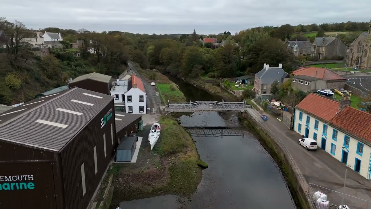 A flight along Eyemouth Harbour on the 15 Oct. '25.