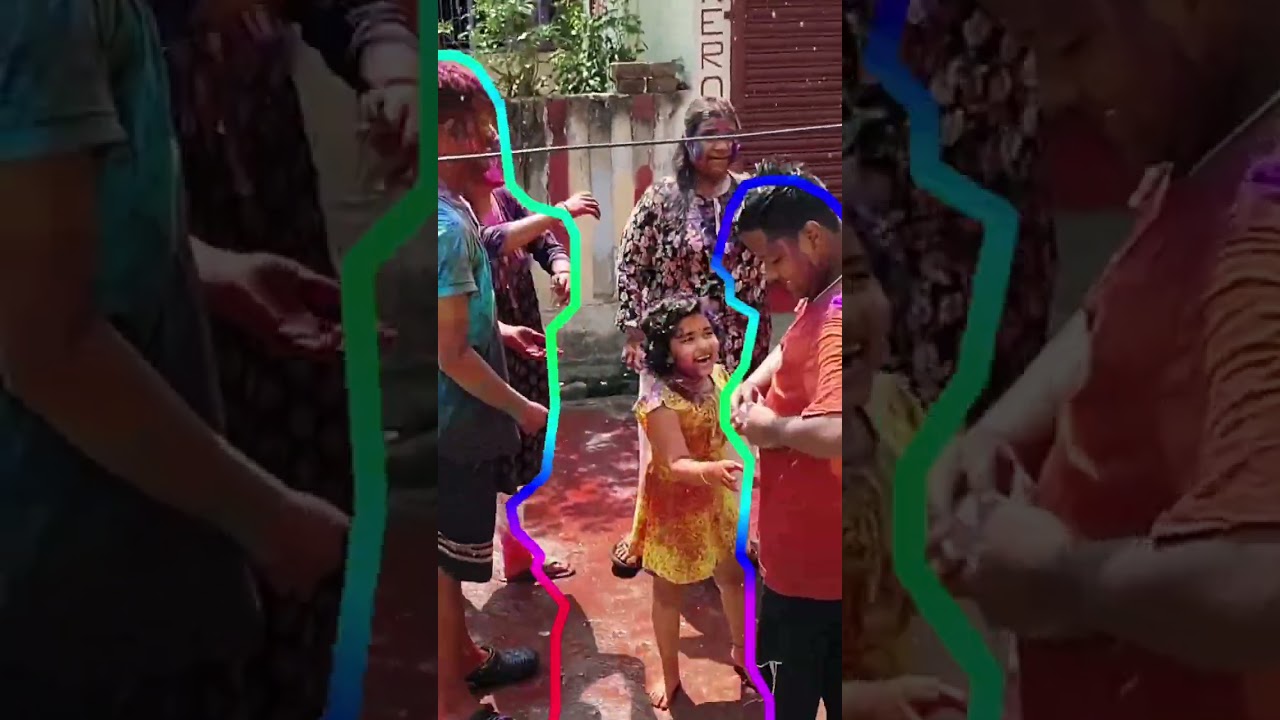 holi celebrate #ytshorts @Akashergolpo-e9