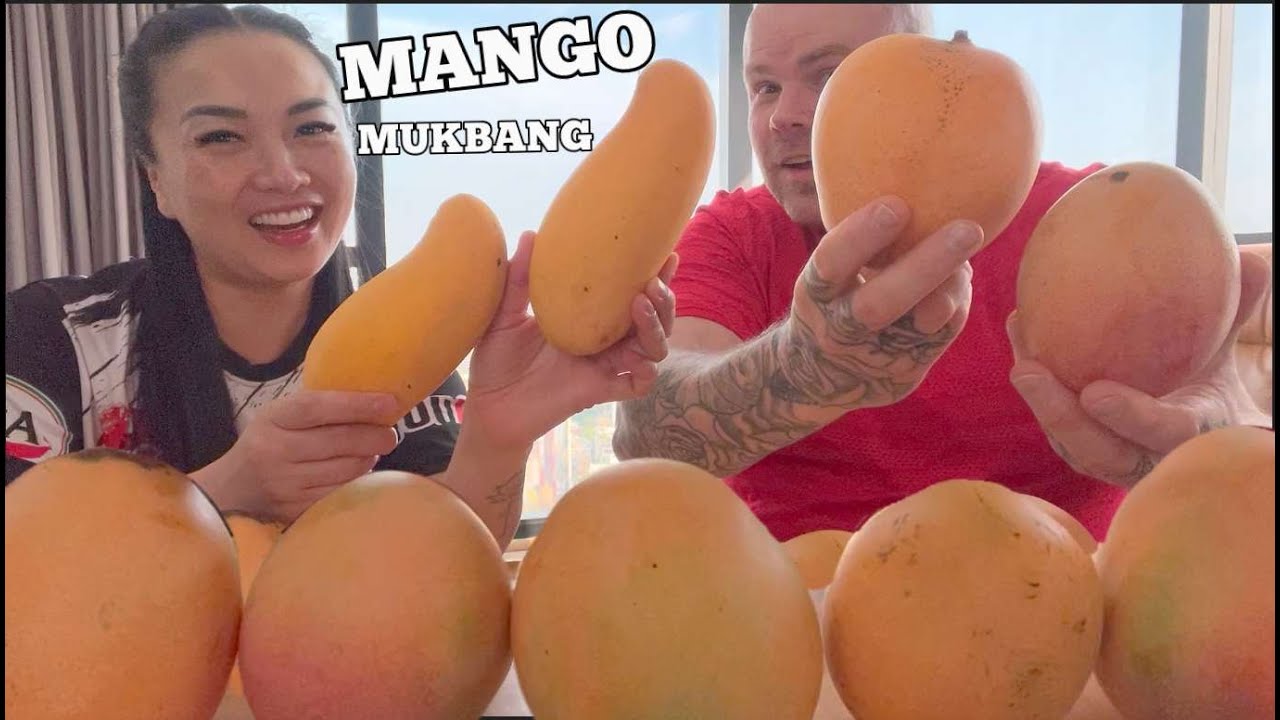 CASUAL MANGO MUKBANG * HIS FAVOURITE FRUIT | SASVlogs