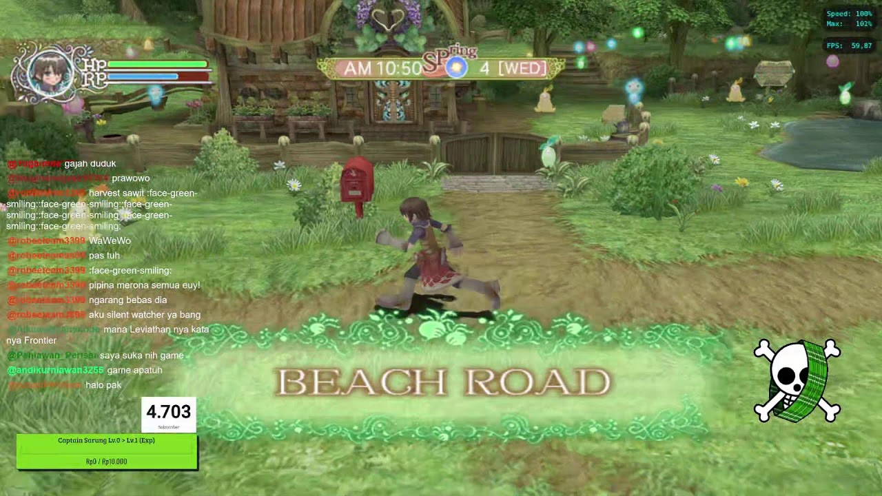 perjalanan santai dimulai - Captain Sarung Rune Factory Frontier LIVE