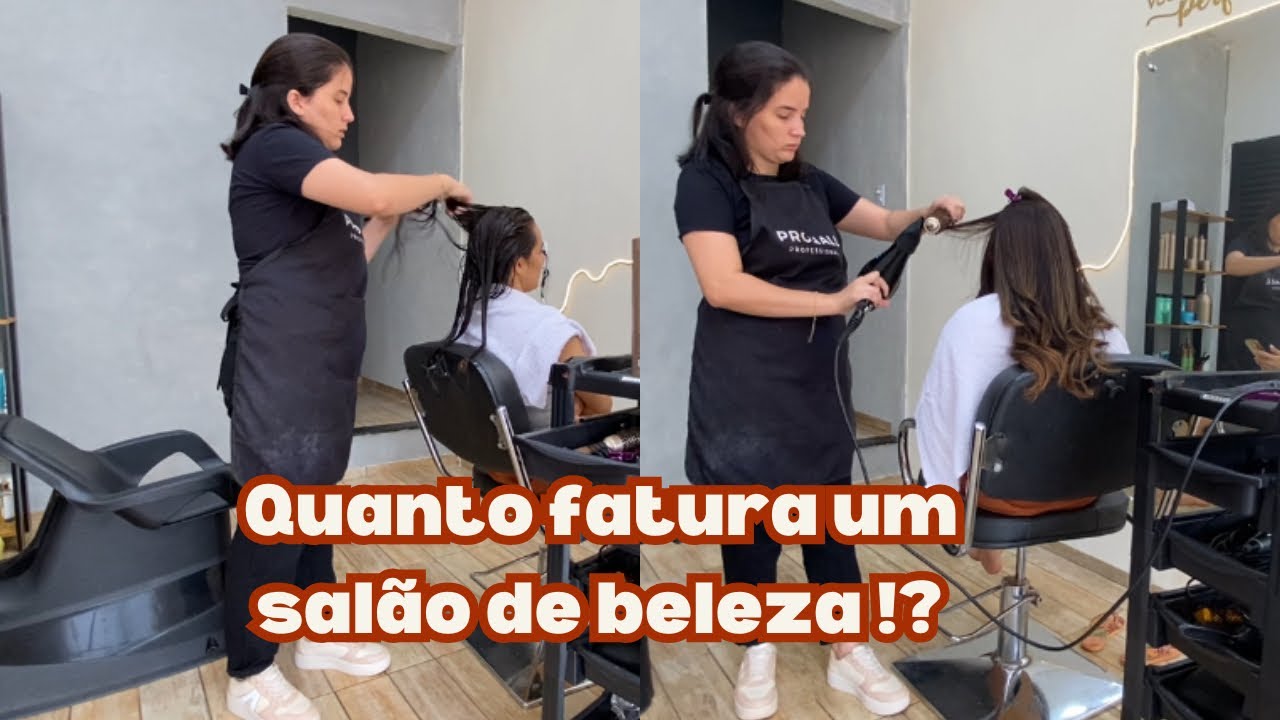 CABELEIREIRA INICIANTE QUANTO VOCÊ PODE FATURAR NO SEU SALÃO ?Meu faturamento com valores.💸💇🏻‍♀️
