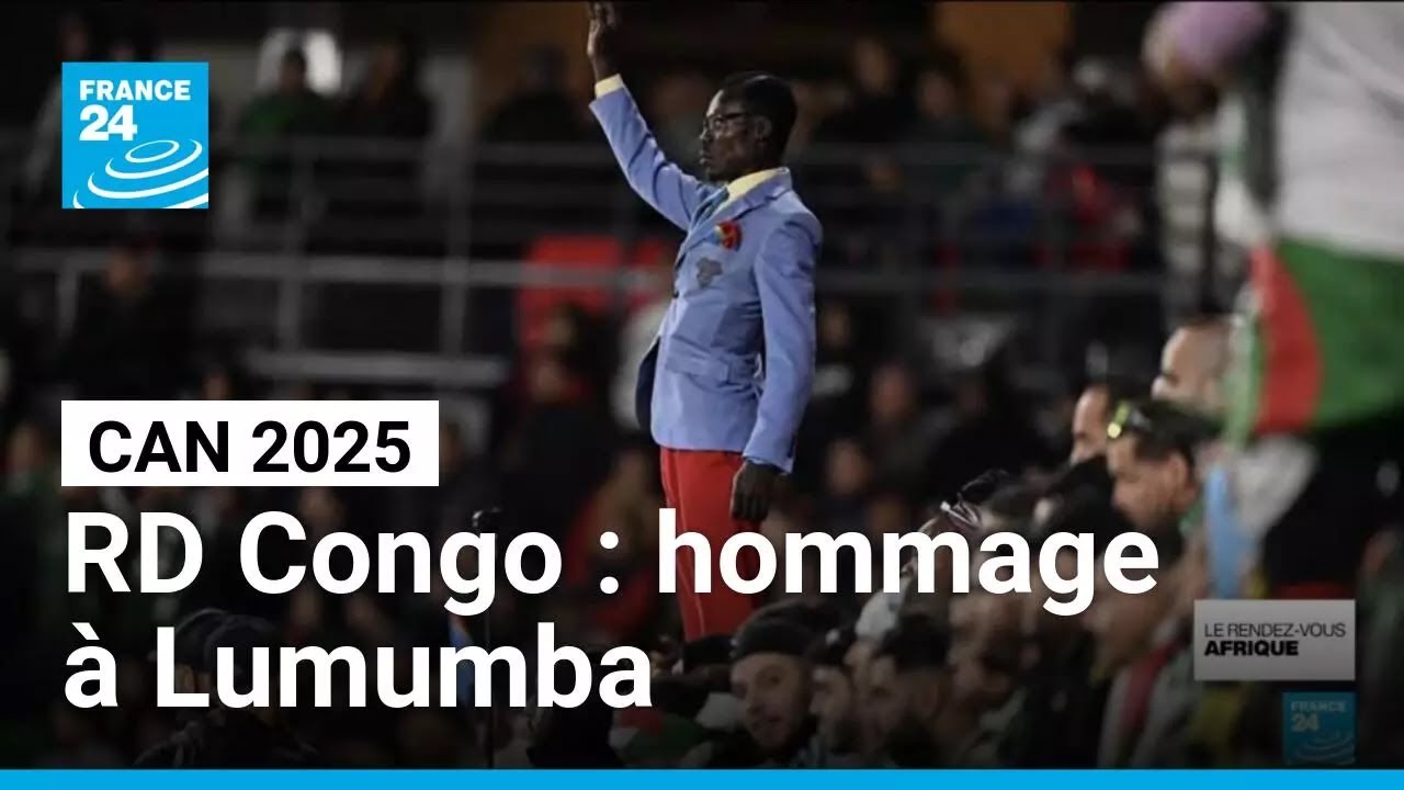 CAN 2025 : un hommage à Lumumba dans les tribunes • FRANCE 24