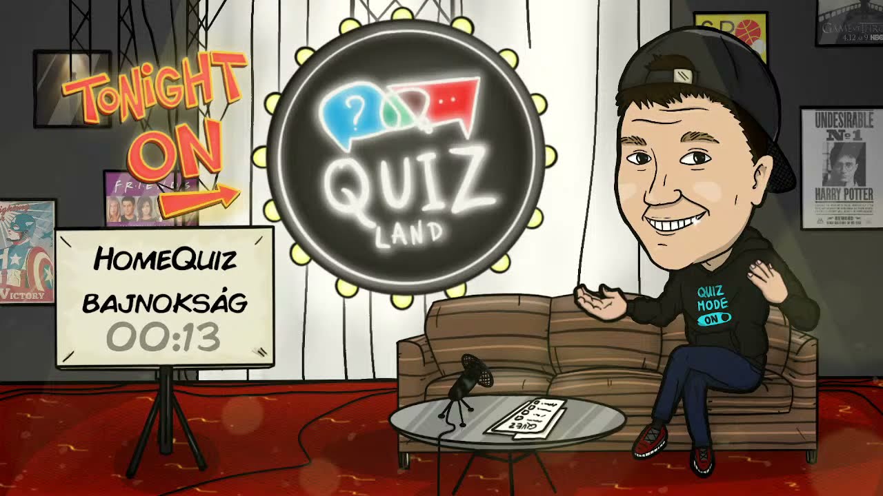 HomeQuiz bajnokság - kocsmakvíz otthonról | 1. forduló | Quizland