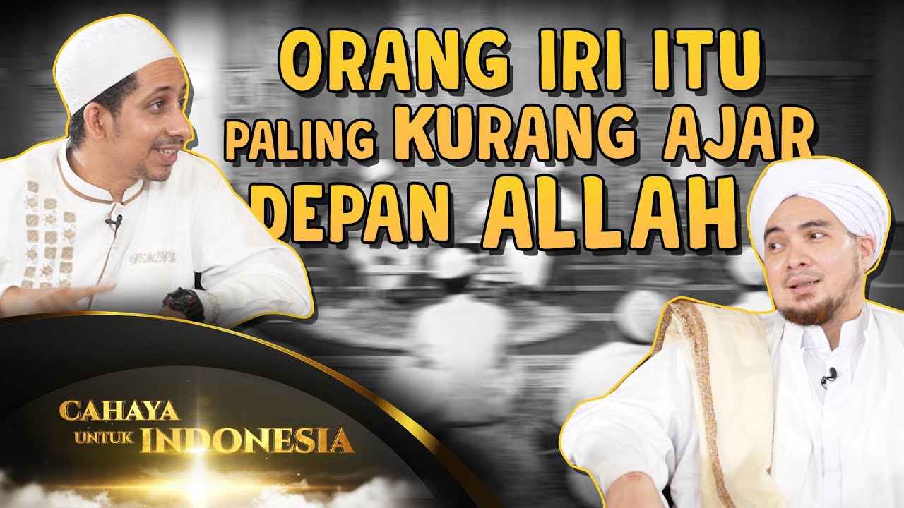 Penasaran Cara Sembuh dari Iri, Habib Husein Ja’far Tanya Habib Jindan Novel