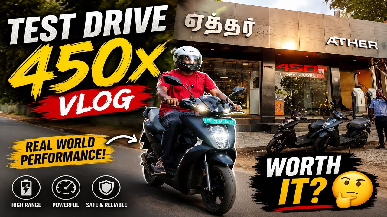 #Ather450x #TESTDRIVE Experience at #Chennai's #Tambaram Showroom!