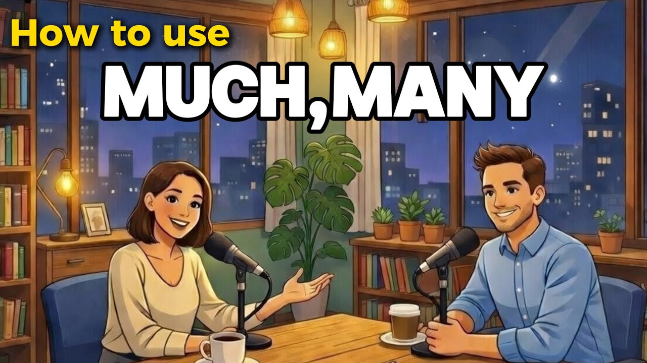 How to Use MUCH and MANY in English | Easy Conversation Lesson for Beginners