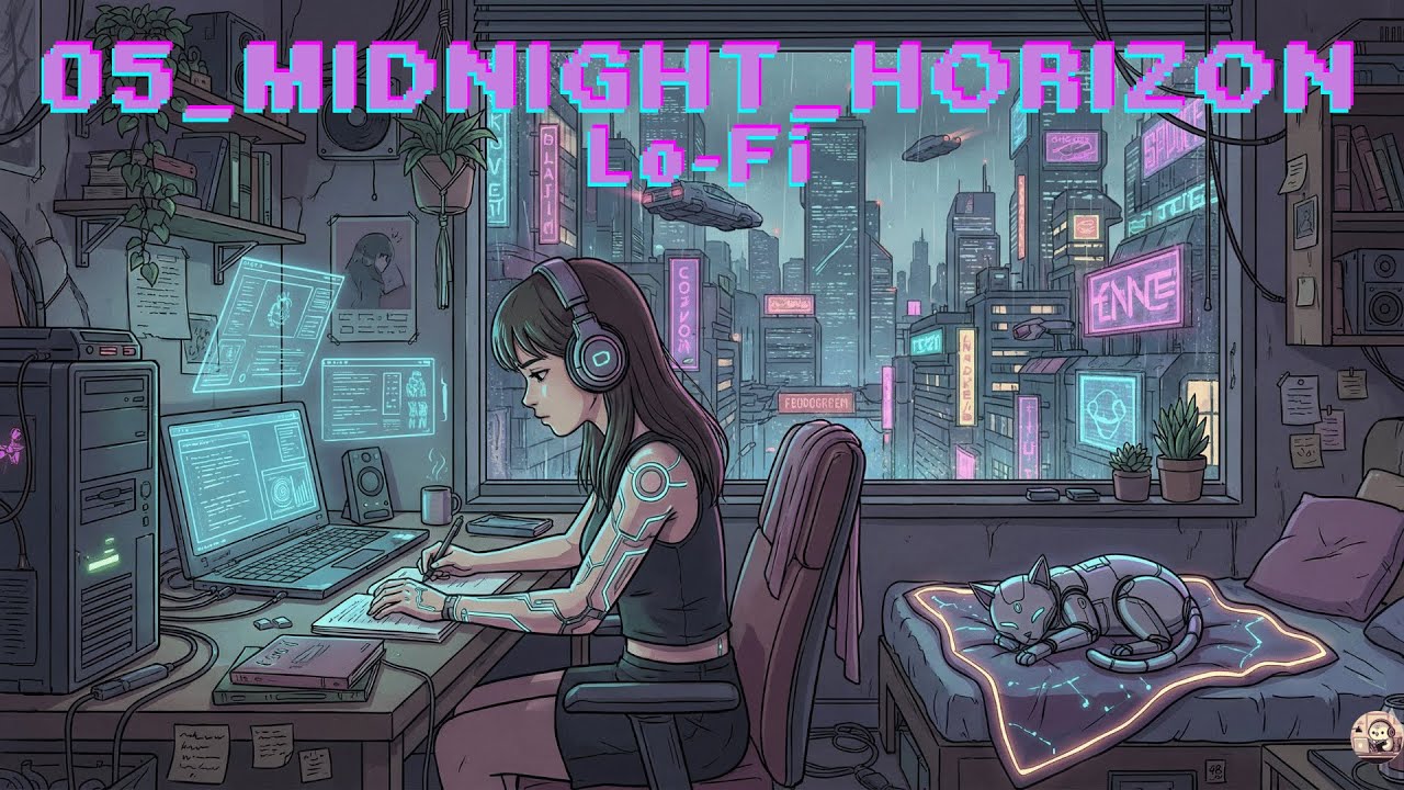 05 Midnight Horizon - Deep Focus Lofi Beats for Night Owls 