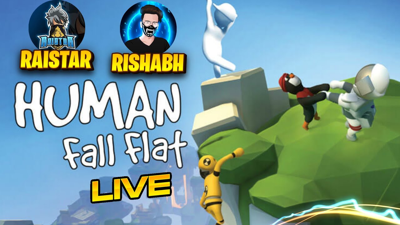 Human Fall Flat Live Stream ||