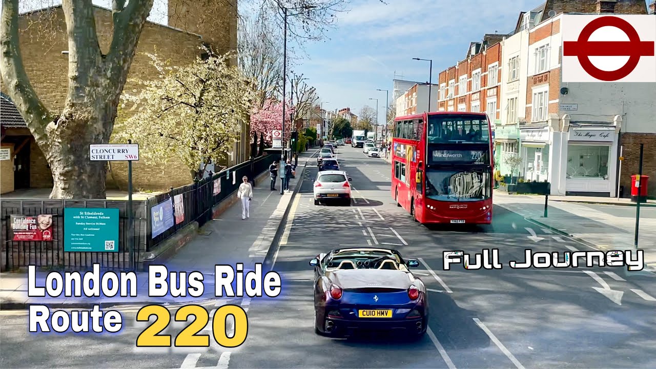 London Bus Ride 🇬🇧 Route 220 - Wandsworth to Willesden Junction | Full Journey