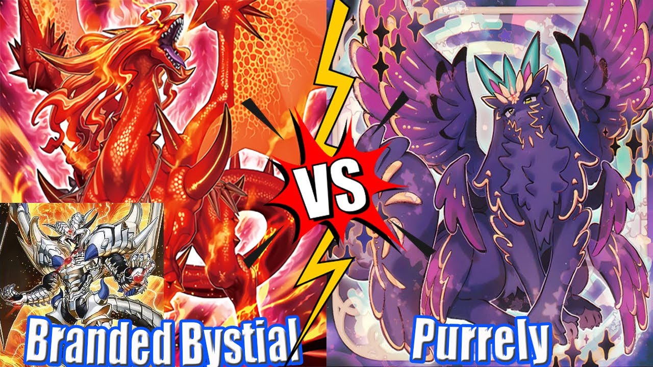 Branded Bystial Dragon vs Purrely - High Rated DB Yu-Gi-Oh! 2024