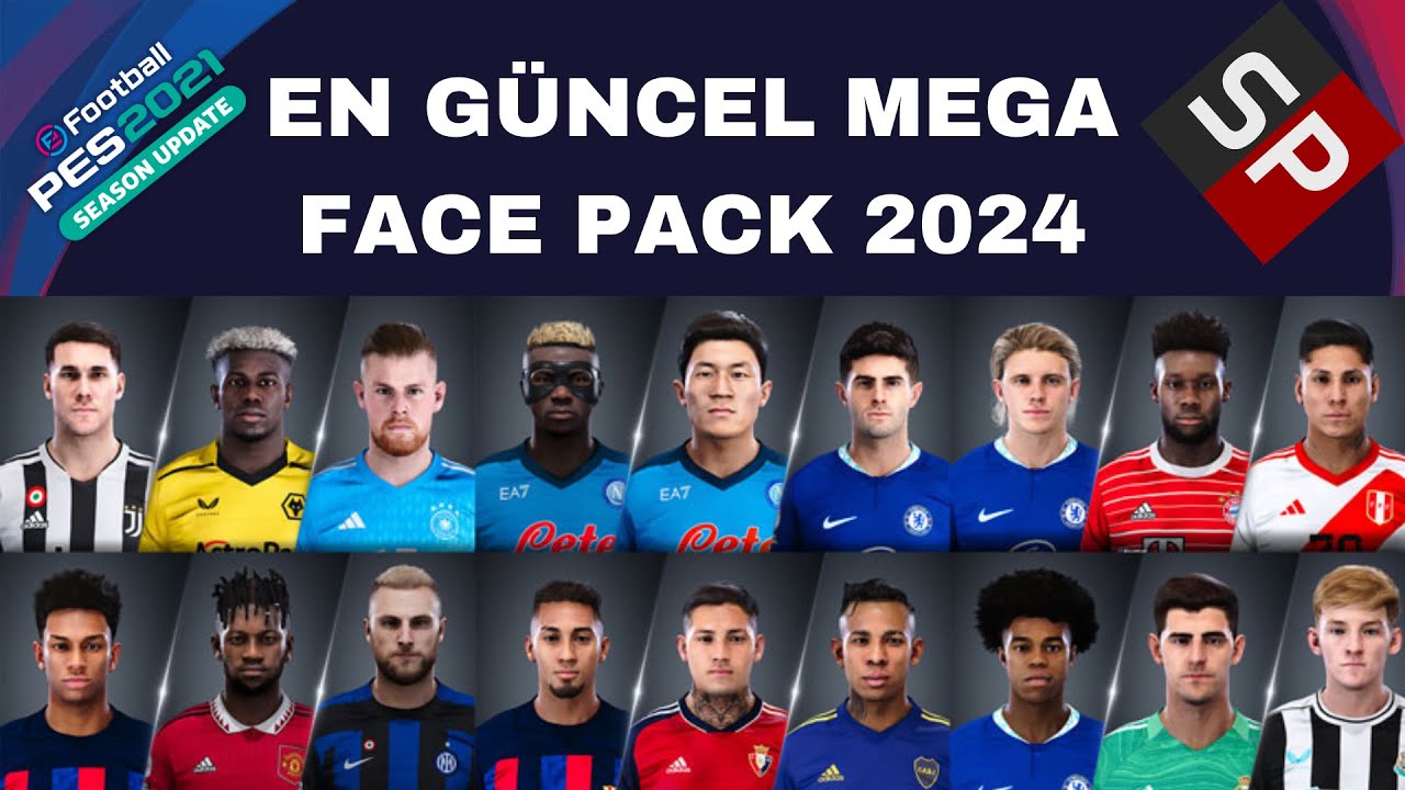 PES 2021 MEGA YÜZ YAMASI EN GÜNCEL 2024 (SMOKE PATCH UYUMLU)