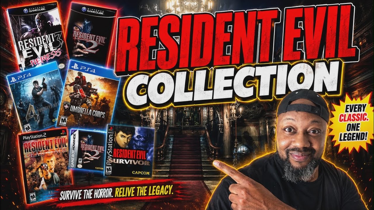 Моя коллекция Resident Evil (более 60 игр)