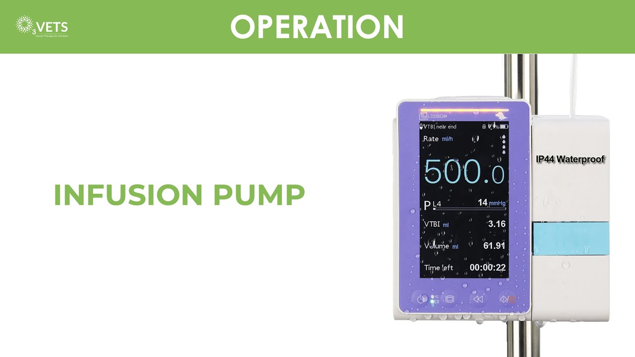 O3Vets Infusion Pump Operation