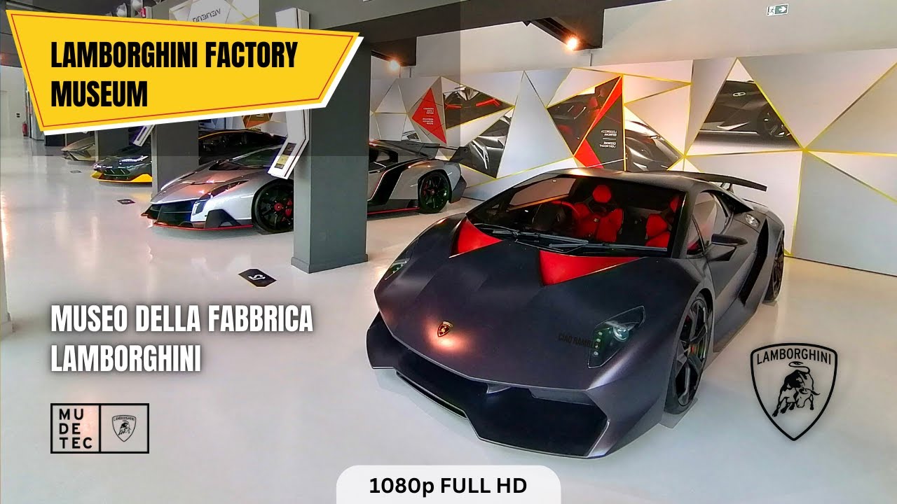 My Lamborghini Factory Museum Tour | Museo della Fabbrica Lamborghini | Virtual Tour