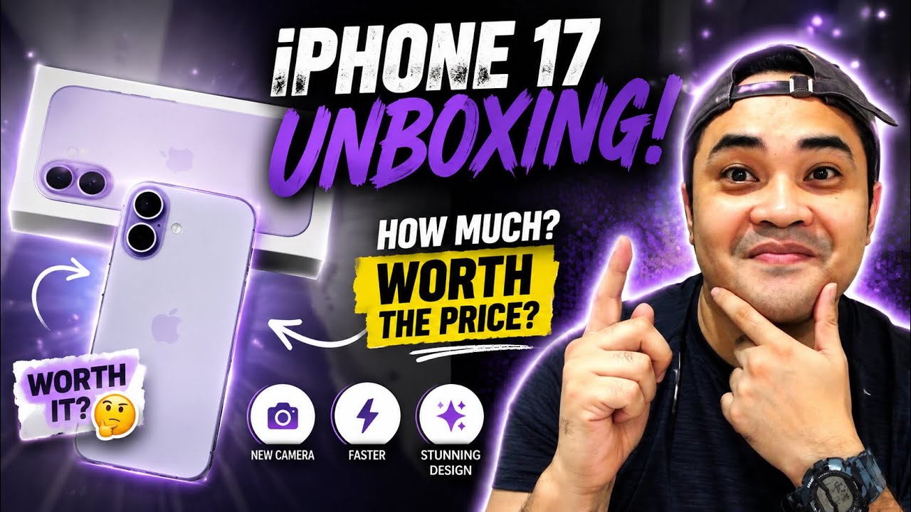 IPHONE 17 UNBOXING + SHARING MY INITIAL THOUGHTS | LAVENDER | Jaden Yael