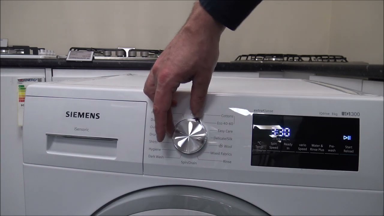 Стиральная машина Siemens WM14NK09GB, 1400 оборотов в минуту, 8 кг