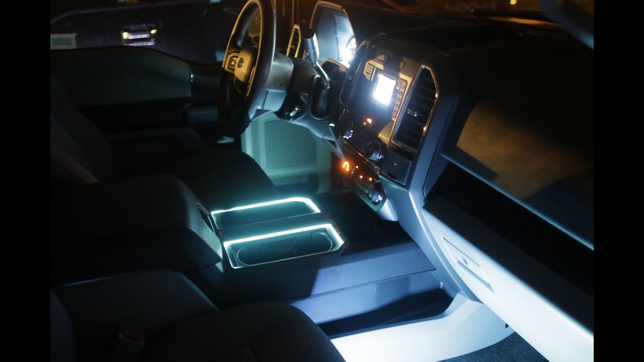 How to install 2015-18 Ford F150 interior ambient lighting