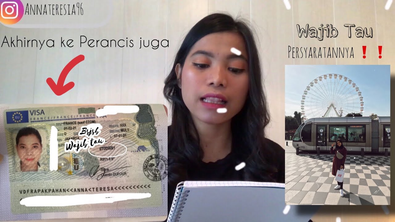 CARA MENGURUS VISA PELAJAR KE PERANCIS🇫🇷 || (TIPS DAN SYARAT-SYARATNYA)#visa1❗️