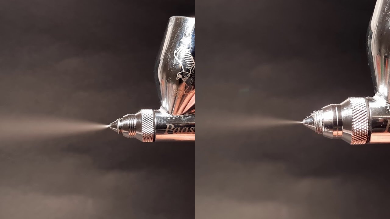 Diâmetro do bico e como isso determina o uso do aerógrafo. [Entendendo o aerógrafo]