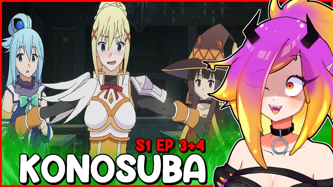 ABSOLUTE GIRL FAILURES! - Konosuba Season 1 Episode 3 + 4 Reaction