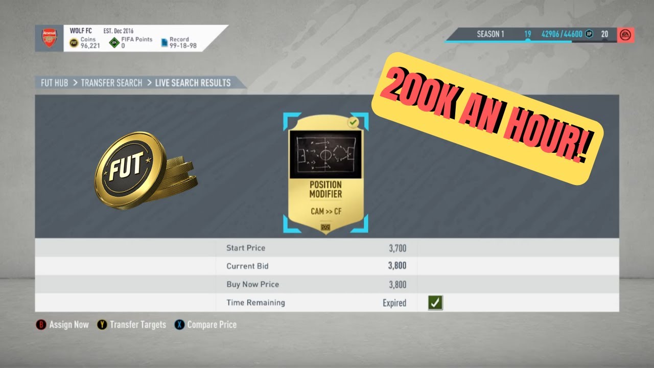 FIFA 20 Chemistry Style Sniping! (400 coins/snipe)