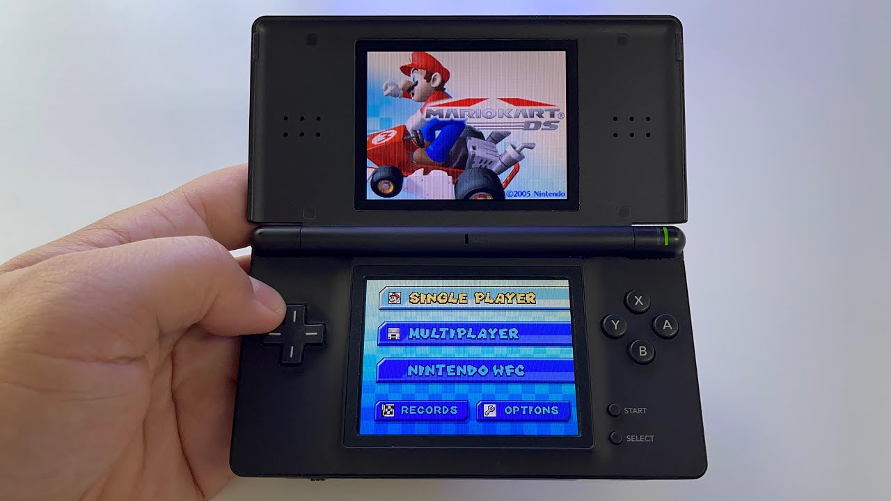 Mario Kart | Nintendo DS Lite handheld gameplay